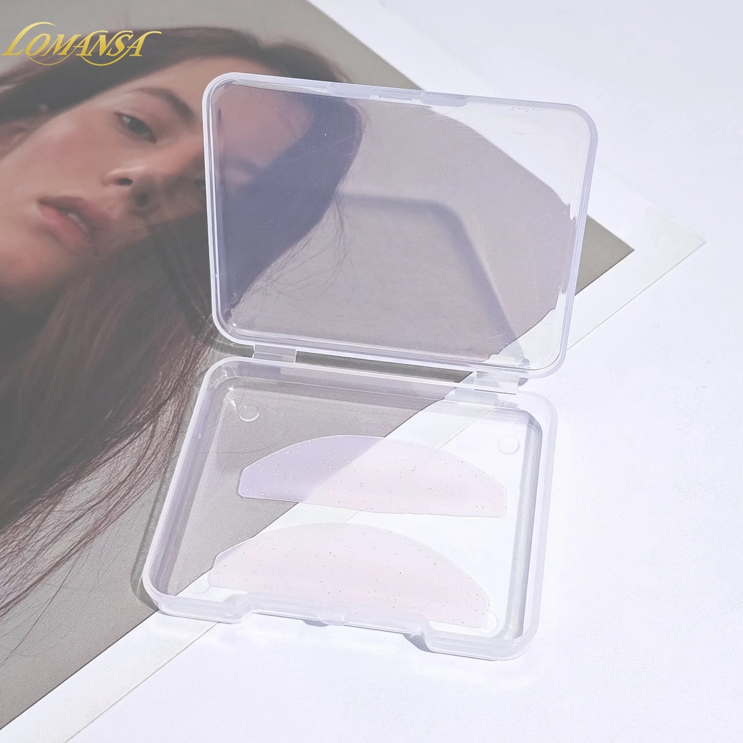 Lomansa 1 Pair Silicone Lash Softening Pads – Eyelash Perm Rods & Shields for Lash Lifting, Professional Eyelash Accessories